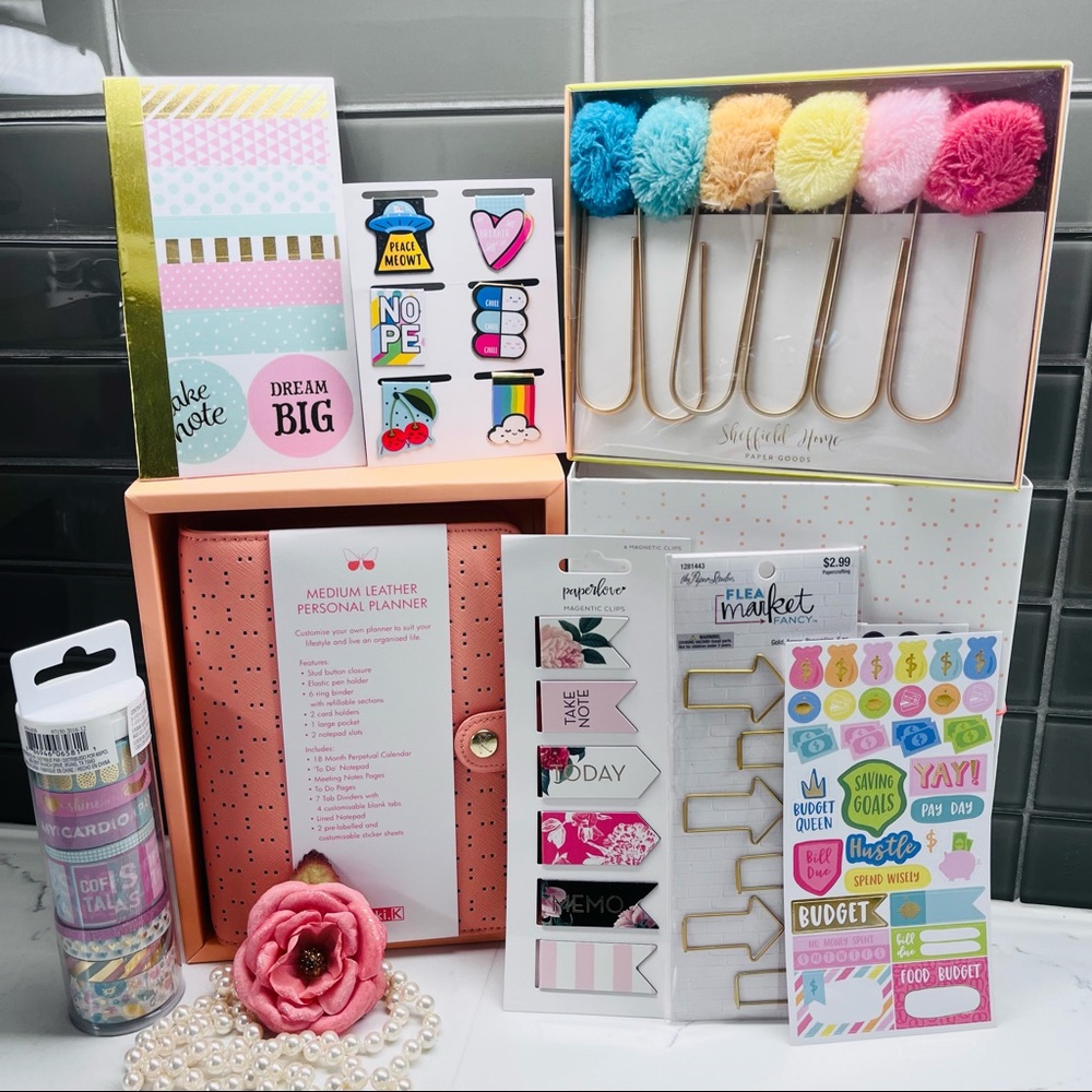 KIKKI.K PERSONAL PLANNER MEDIUM and ACCESSORIES